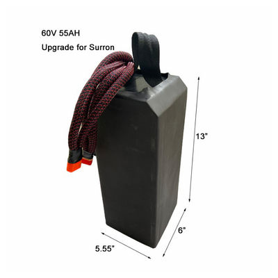 mejora de 60v 55ah 72v 32ah 40ah Li Ion Battery Pack NMC para Sur Ron Light Bee