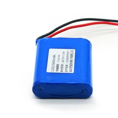 Cámaras recargables del ciclo vital de larga vida 12v 2.6ah Li Ion Battery Pack For Digital