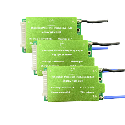 ODM 0.065m m Li Ion Battery BMS, PWB BMS 10S 36V 15A de la batería de litio