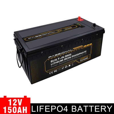 Batería recargable del litio LiFePO4 de la larga vida 12v 150ah para la energía solar de rv