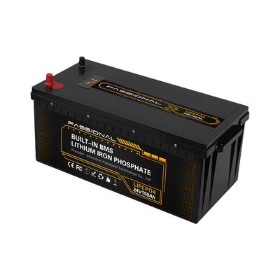 Batería eléctrica 24V 150Ah del almacenamiento de energía de la Sistema Solar de la carretilla elevadora EV LFP con BMS