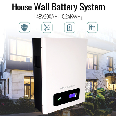 tipo montado en la pared de la batería del litio de 10kwh 48V 200Ah 51.2v LiFePO4