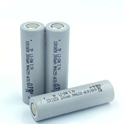 3,7 célula de batería de la ión de litio 18650 de la célula de batería de V 2000mah 18650 10C para el carro de golf