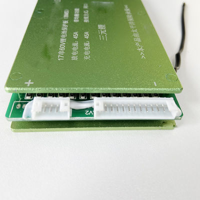 3.7V puerto común del PWB Li Ion Protection Board BMS 17S 60V 45A con la balanza