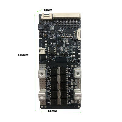 Tablero de la protección de la batería de litio de BMS 13S 48V 100A 200A HASL 135*58*18m m